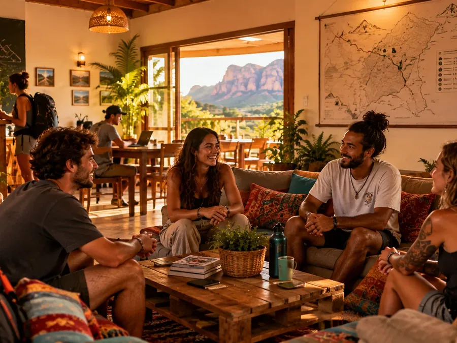 Área de convivência do ONDA HOSTEL